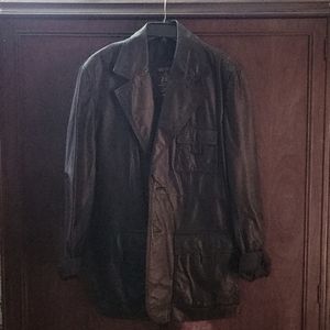 Beautiful black fully lined leather jacket.